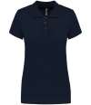 KB255 K255 Kariban Ladies Short Sleeve Piqué Polo Shirt Navy colour image